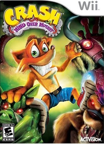 Wii   Crash Bandicoot Mind over Mutant  