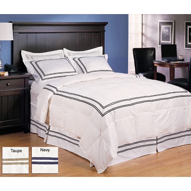 Hotel Collection 3 piece Down Comforter and Sham Set
