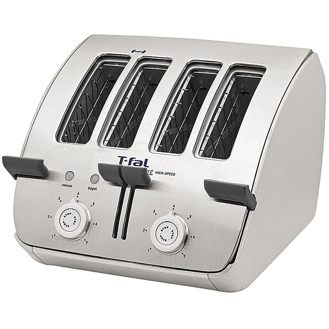 T-Fal 4-slice Stainless Steel Avante Deluxe Toaster
