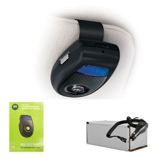 Motorola T305 Bluetooth Car Kit with Bonus Charger (Bulk Packaging 