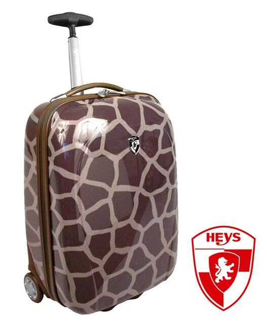 Heys XCase Exotic Giraffe 20 inch Polycarbonate Carry on   
