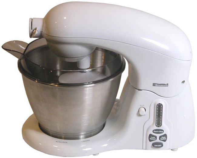 Kenmore 16 speed Stand Mixer with Steel Bowl (Refurbished)   