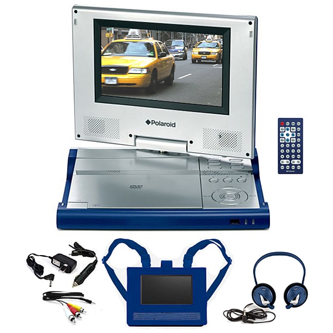 Shop Polaroid 7-inch Portable DVD Player with Travel Kit - Free