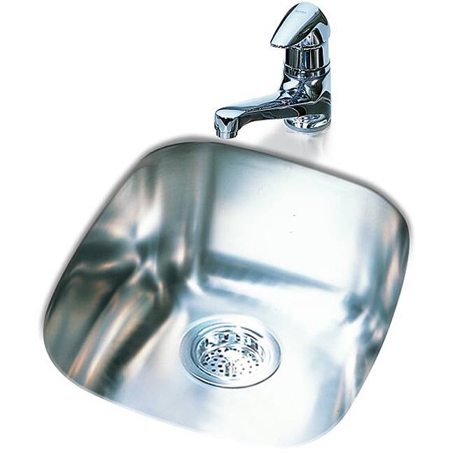 DeNovo Single Stainless Steel Undermount Bar Sink