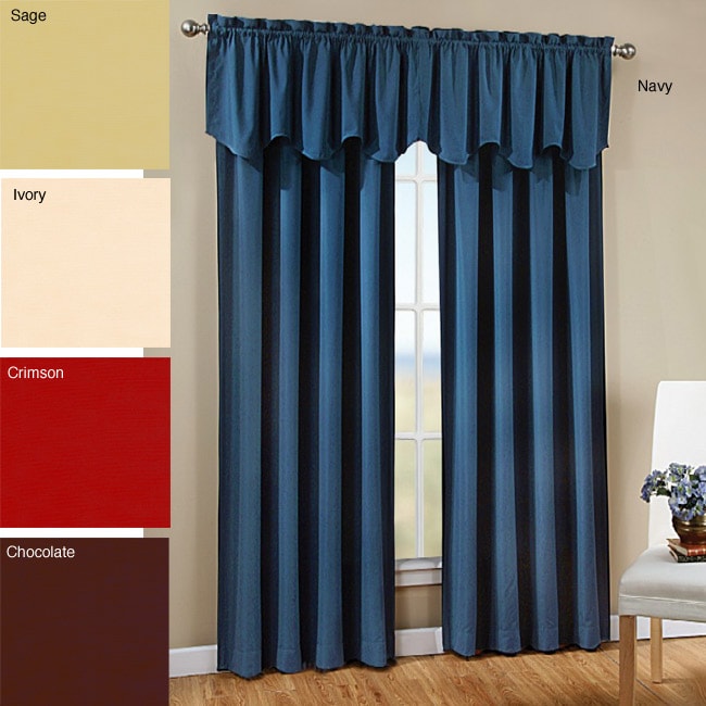   Skin Solid Sawtooth Single Window Curtain Valance  