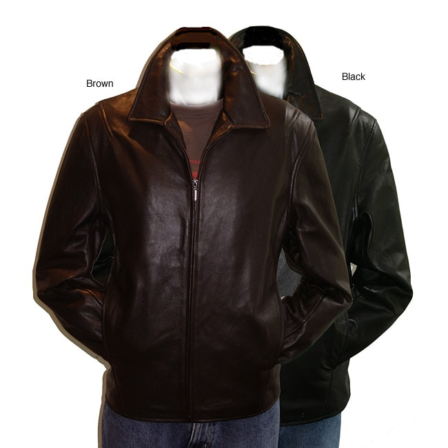 Collezione Mens New Zealand Lamb Leather Jacket  