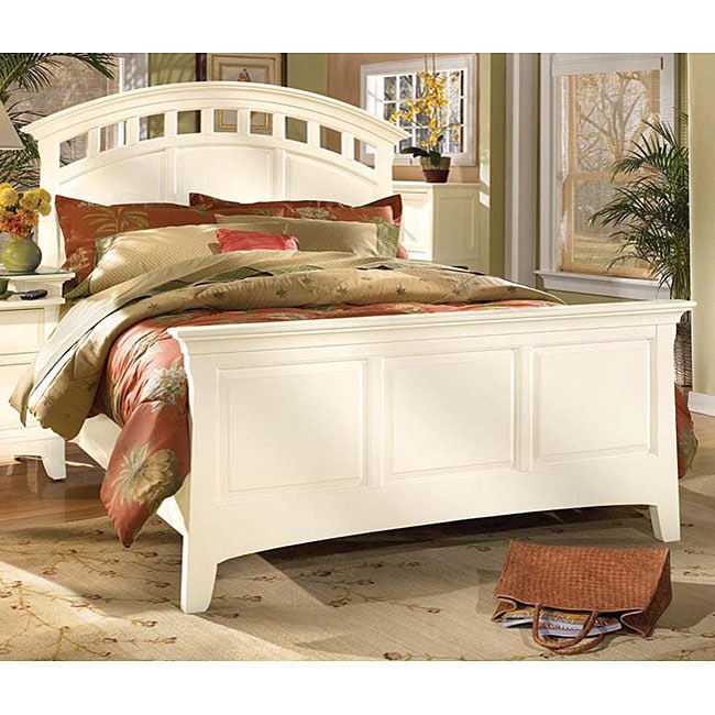 White Whitaker King size Bed  