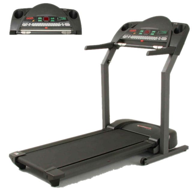 proform space saver treadmill with heart rate monitor