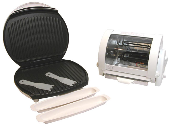 George Foreman GR36-59A Grill and Rotisserie Combo 