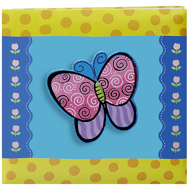 3D Butterfly 12x12 Scrapbook Album with 40 Bonus Pages  