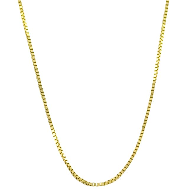 10k Yellow Gold 20 inch Box Chain  