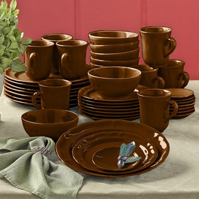 Todd English Tuscan 40 piece Dinnerware Set  