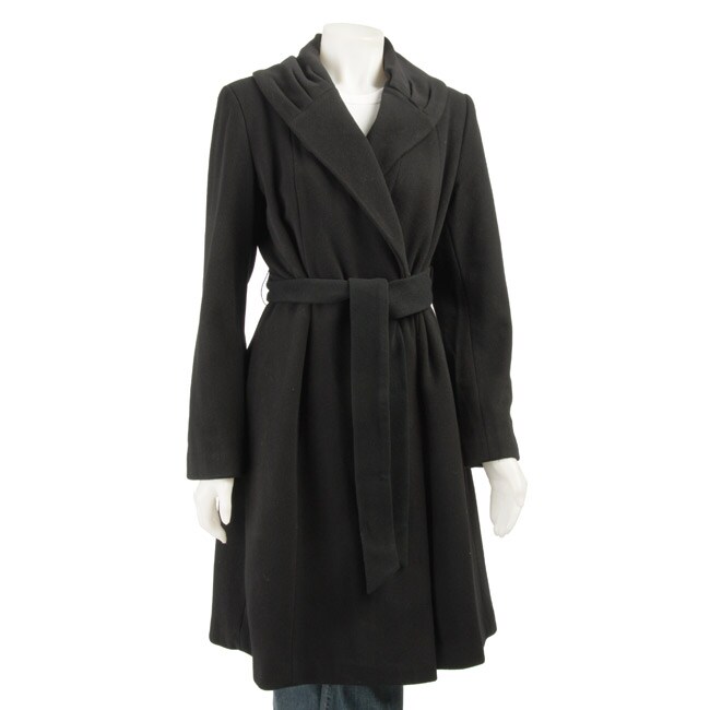 Shop Marvin Richards Women's Belted Wool Coat - Free Shipping Today ...