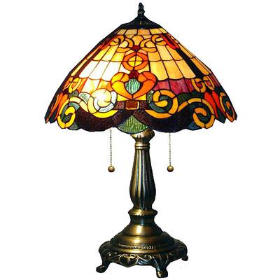 Tiffany-style San Fran Table Lamp