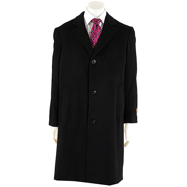 Joseph Abboud Men's Cashmere Overcoat - 11380091 - Overstock.com ...
