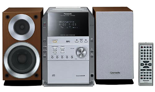 Panasonic SCPM193 5 disc CD/ 120 watt Micro System (Refurbished