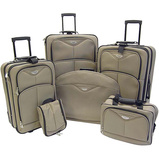 Dockers Stone Harbor 6 piece Rolling Luggage Set  