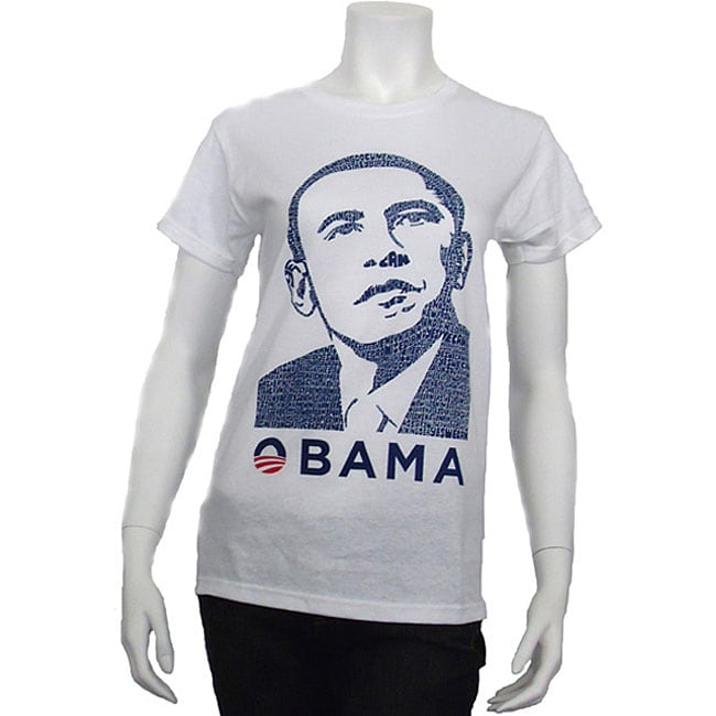   Art Barack Obama Yes We Can Womens Speech T shirt  