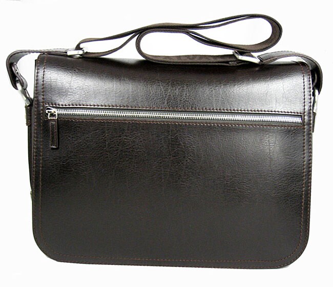 Ferragamo Calf Leather Messenger Bag  