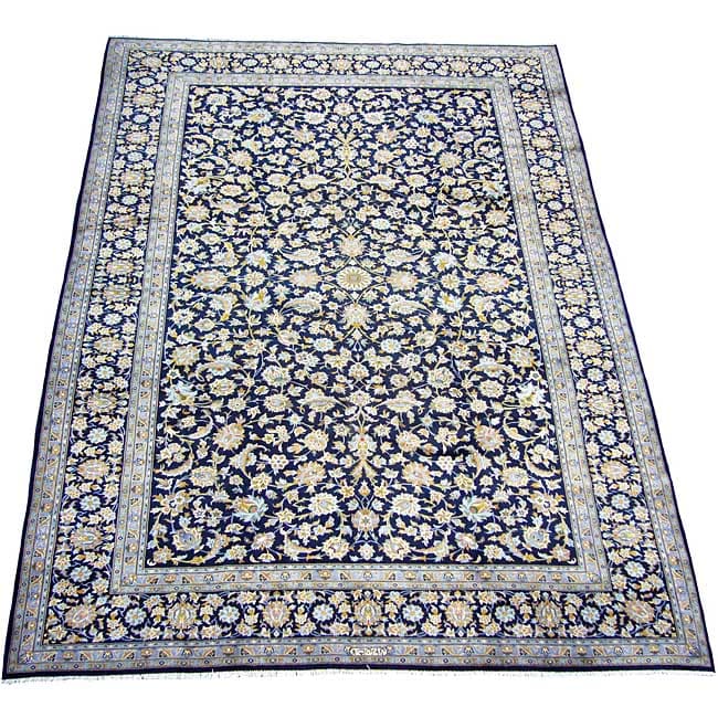 Persian Isfahan Navy Rug (910 x 138)