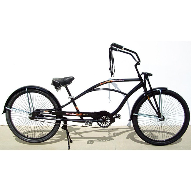 firmstrong urban man deluxe single speed stretch beach cruiser bicycle