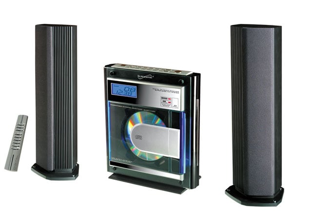 Automatic Wall Mount CD Stereo System  