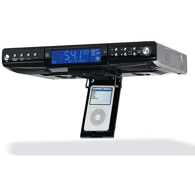 GE 75400 Under-counter CD Radio and iPod Dock - Free ...