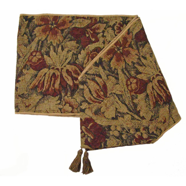 Hermitage Floral Tapestry Table Runner - 11397729 - Overstock.com ...