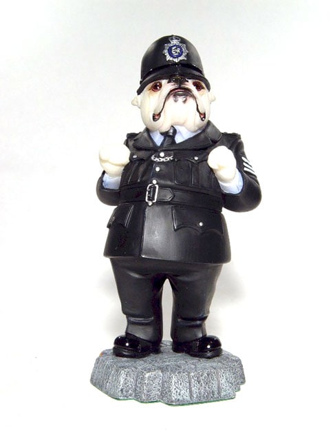 police dog figurines