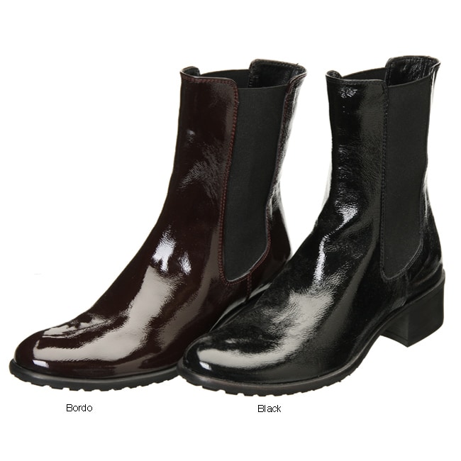 Charles David Womens Mikah Patent Leather Boots  