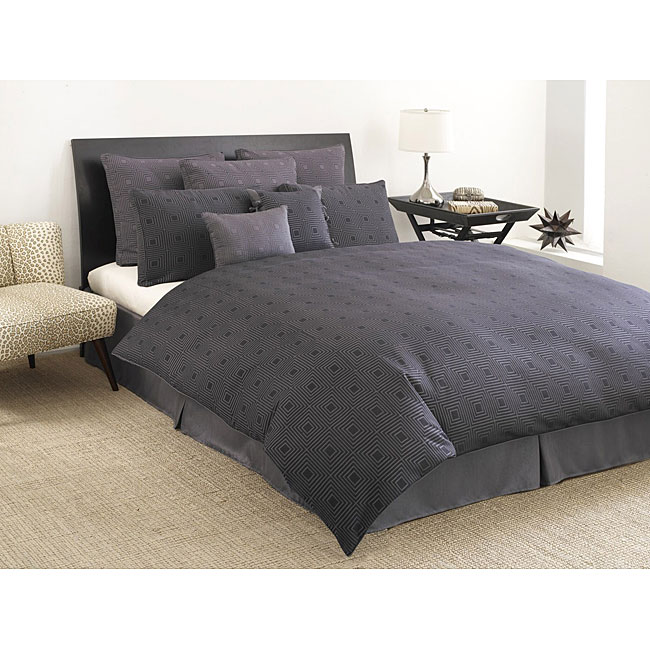 Nicole Miller Duvet The Duvets Nicole Miller Sutton Place Charcoal Duvet Cover King Free
