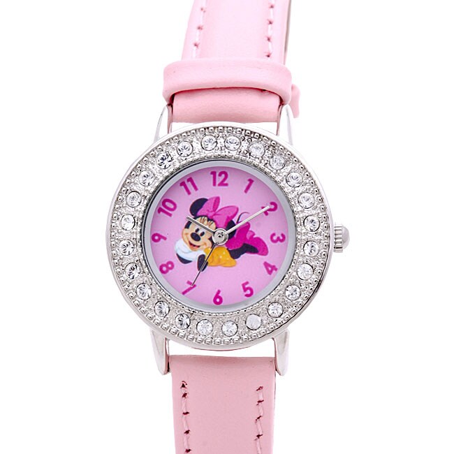 Disney Brisa Minnie Mouse Girls Leather Watch  