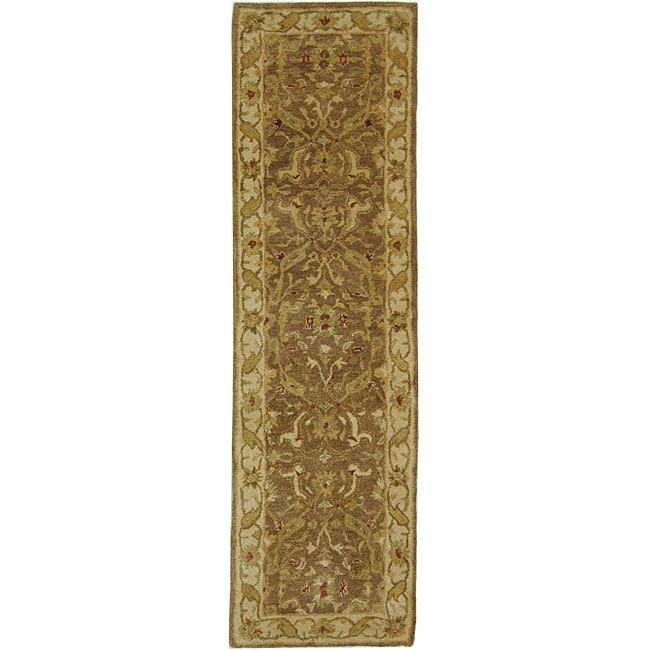 treasure brown gold wool runner 2 3 x 14 today $ 127 99 sale $ 115