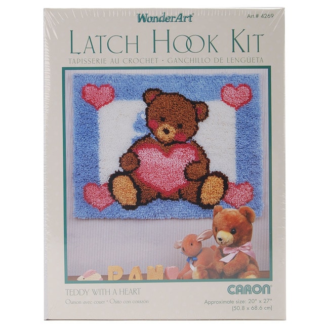 teddy bear latch hook kit