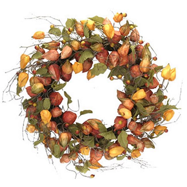 Chinese Lantern Wreath  