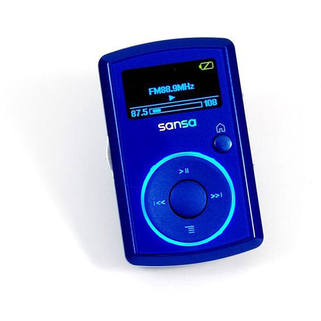 Sandisk Sansa Clip 2GB Blue  Player (Refurbished)  