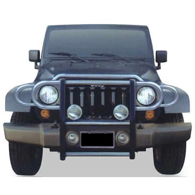 Jeep Wrangler Sahara 2007 08 Black Grille Guard