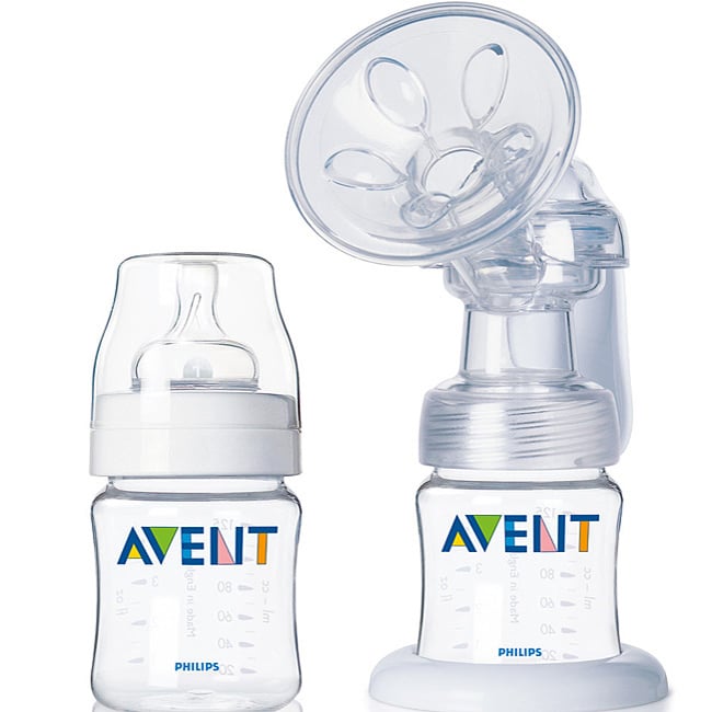 Avent Isis Manual Breast Pump with 4 ounce Bottle  