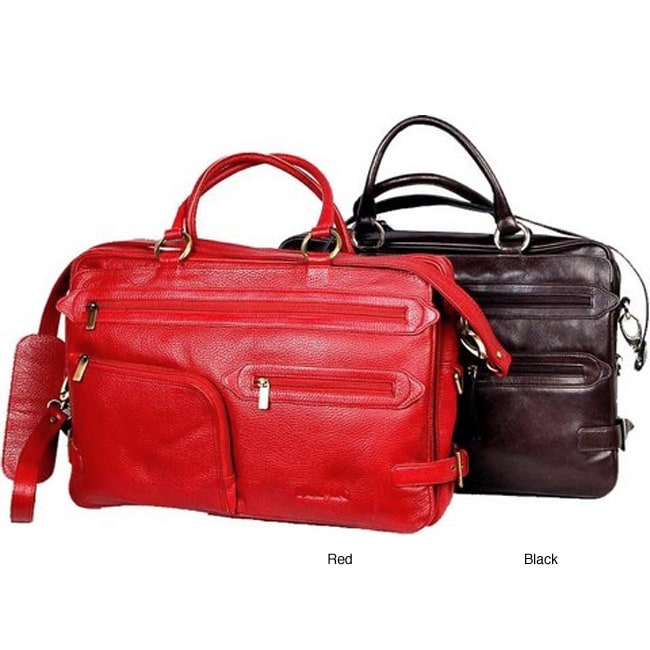 Womens Leather Business Briefcase  