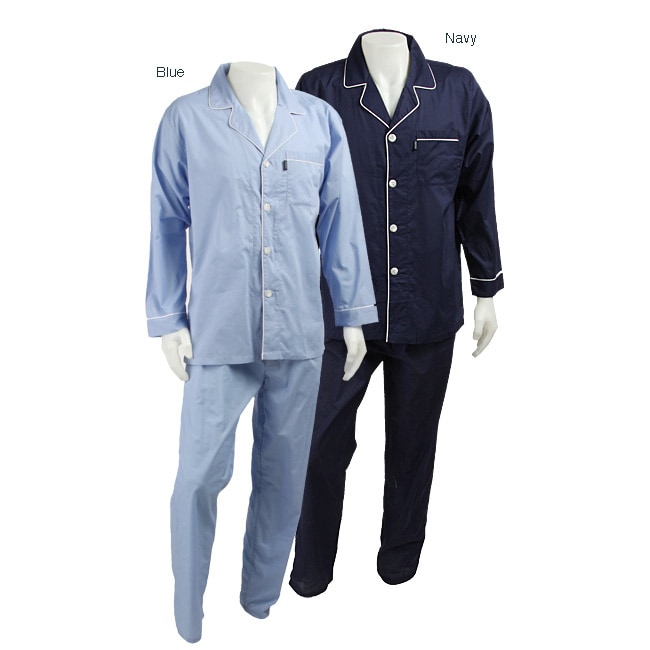 Izod Mens Solid Broadcloth Pajamas  