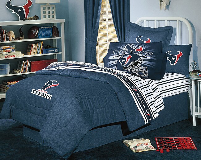 Nfl Houston Texans Comforter Set Queen