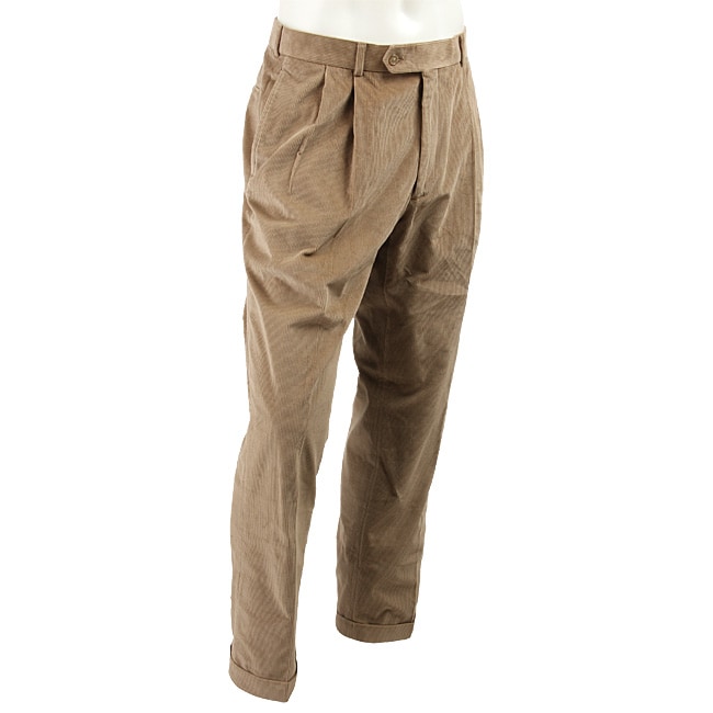 Haspel Mens Pleated Corduroy Pants