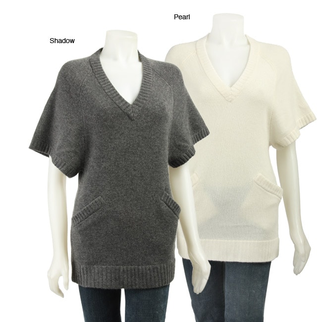 Design History Womens Cashmere Tunic Sweater  