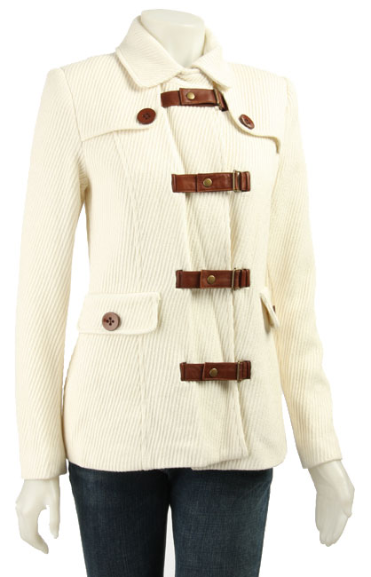 Identify Women's Leather Trimmed Jacket