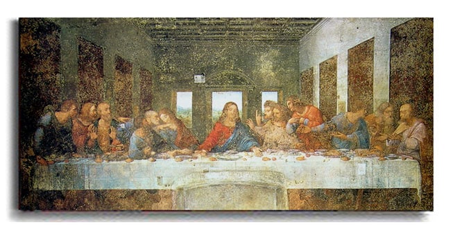 The Last Supper by Da Vinci Canvas Art  