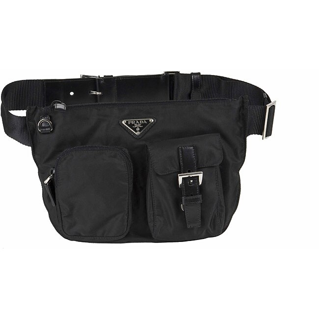 Prada Small ?Vela Sport? Waist Bag - 11492593 - Overstock.com Shopping ...