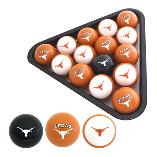 Shop University of Texas Longhorns Billiard Balls - Free ...