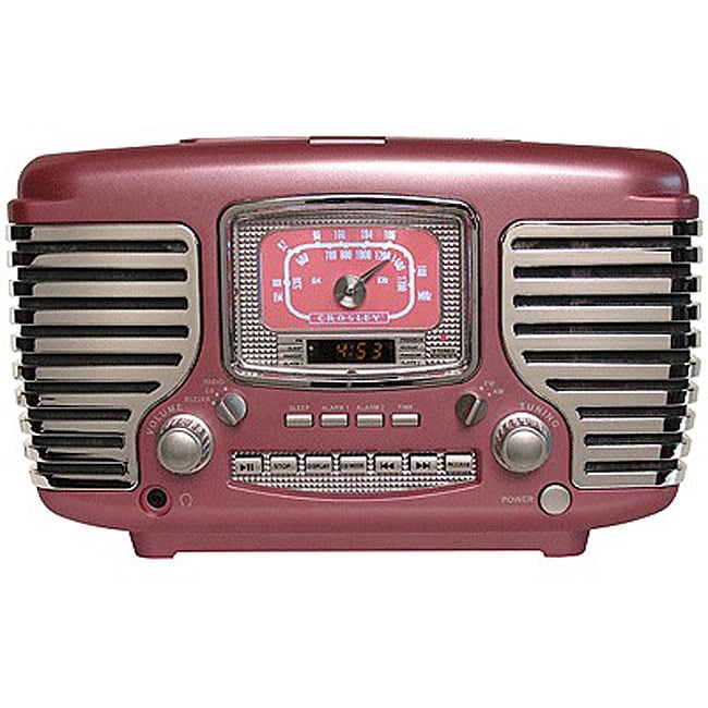 pink radio clock