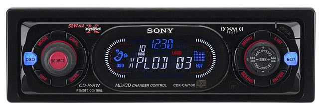 Sony CDX CA710X 208W Detachable Face CD Player (Refurbished 