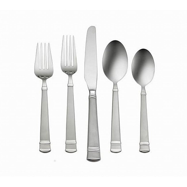 Oneida Tiramisu 45piece Flatware Set Free Shipping Today Overstock